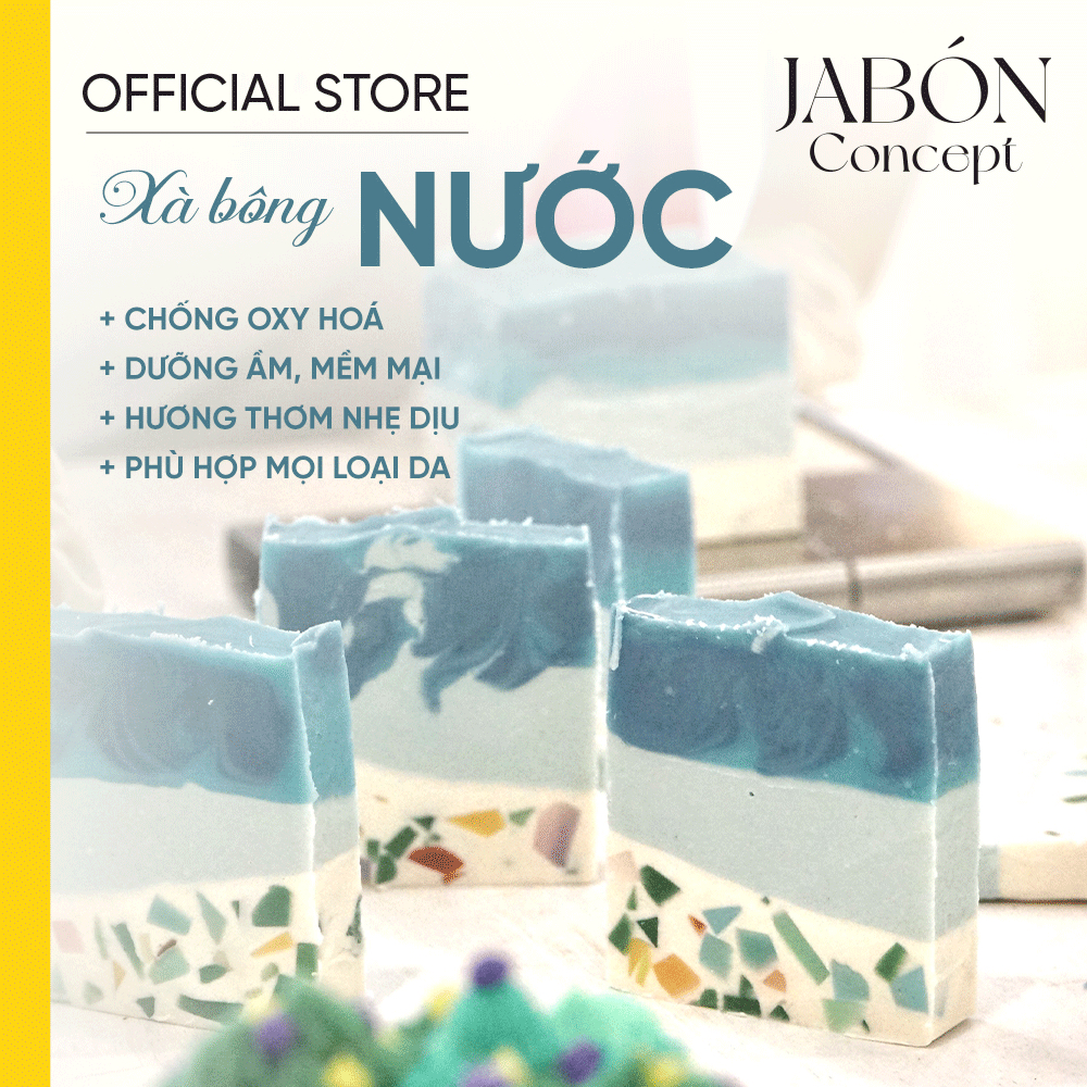 Xà Bông Organic NƯỚC 100gram Tinh Dầu Bạch Đàn Chanh Dưỡng Ẩm Thiên Nhiên Jabón Concept