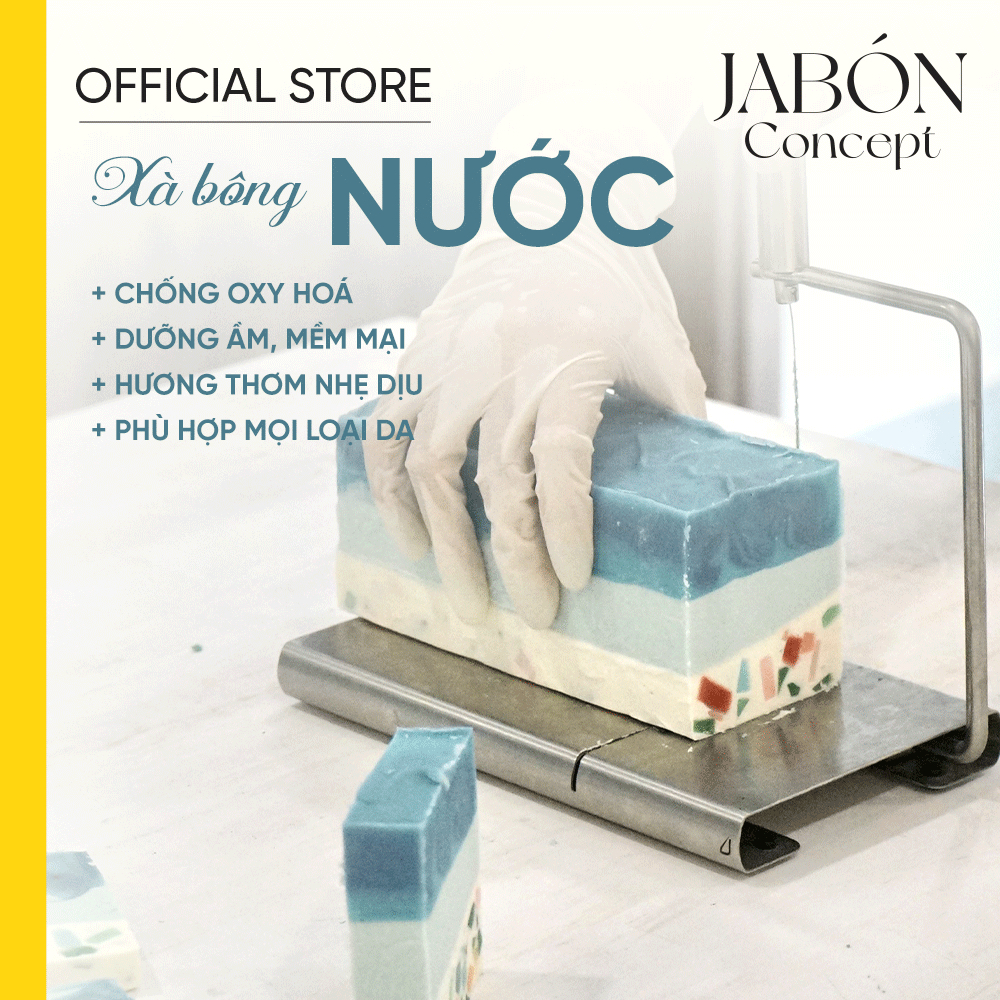 Xà Bông Organic NƯỚC 100gram Tinh Dầu Bạch Đàn Chanh Dưỡng Ẩm Thiên Nhiên Jabón Concept