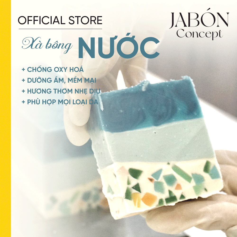 Xà Bông Organic NƯỚC 100gram Tinh Dầu Bạch Đàn Chanh Dưỡng Ẩm Thiên Nhiên Jabón Concept