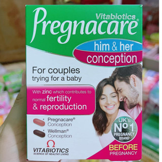 Viên Uống tăng khả năng thụ thai Pregnacare Him And Her Conception 60v
