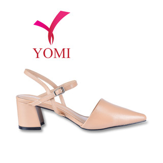 Giày Sandal Cao Gót Nữ YOMI Bít Hậu Chữ X SY0585H