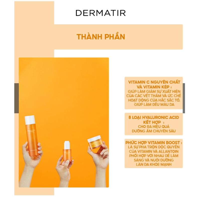 NƯỚC DƯỠNG DA DERMATIR Perfect-C Vita Essence 150ml