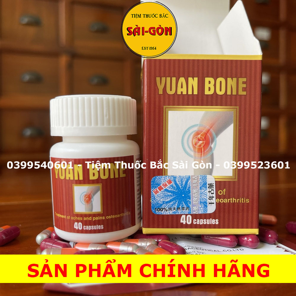 YUAN BONE - Dưỡng khớp, giúp giảm đau nhức xương khớp, thấp khớp 40 viên