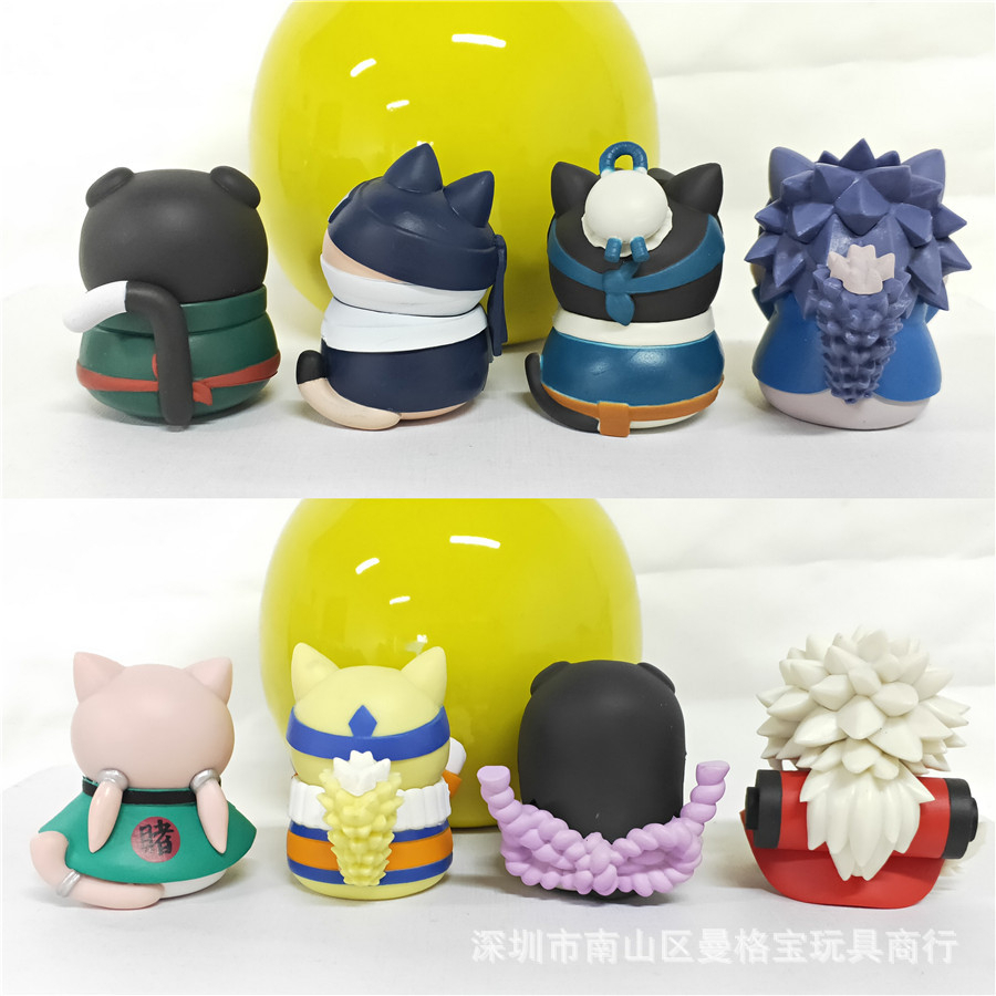 Mô Hình Naruto mèo Tsum dễ thương Gaara Sasuke Mẫu Mèo Lớn 6cm - quà tặng an toàn bền màu  tiệm đồ chơi Beocaz