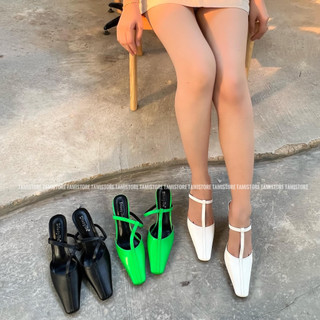 Giày Cao Gót Mũi Vuông 5cm