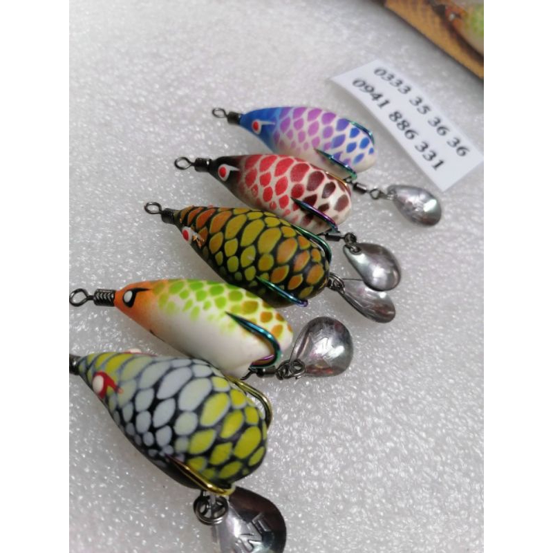 Nhái F35 New 2023 Chính Hãng TNTlure ,Lưỡi TiTan 35mm 8gram chuyên câu lure.