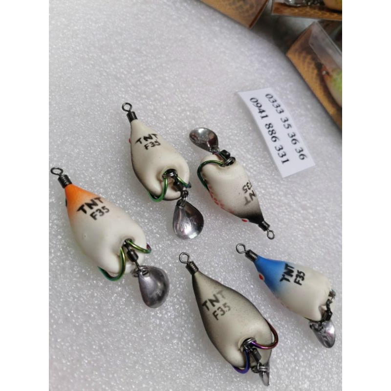 Nhái F35 New 2023 Chính Hãng TNTlure ,Lưỡi TiTan 35mm 8gram chuyên câu lure.