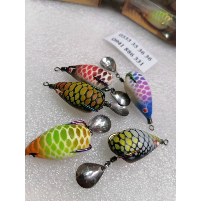 Nhái F35 New 2023 Chính Hãng TNTlure ,Lưỡi TiTan 35mm 8gram chuyên câu lure.