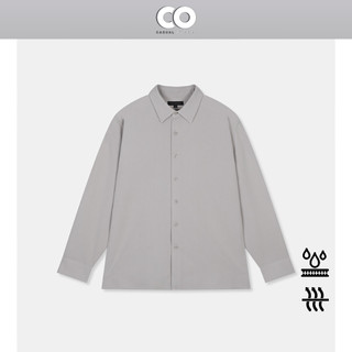  Áo sơ mi tay dài SPAO form overslim vải rayon - Xám