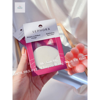 [Mẫu mới 2023] Miếng rửa mặt silicon Sephora (nội địa Pháp), Pad rửa mặt