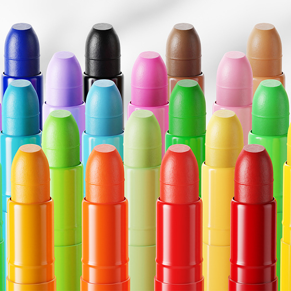 Bút sáp lụa màu vẽ tranh an toàn cho bé lâu dễ dàng không độc hại không làm bẩn tay bé