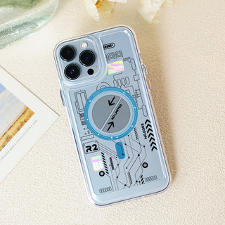 Ốp iphone trong suốt lưng cứng viền dẻo chống ố cao cấp in sơ đồ điện dành cho Iphone 13 13prm 14/plus/pro/prm - sd4337
