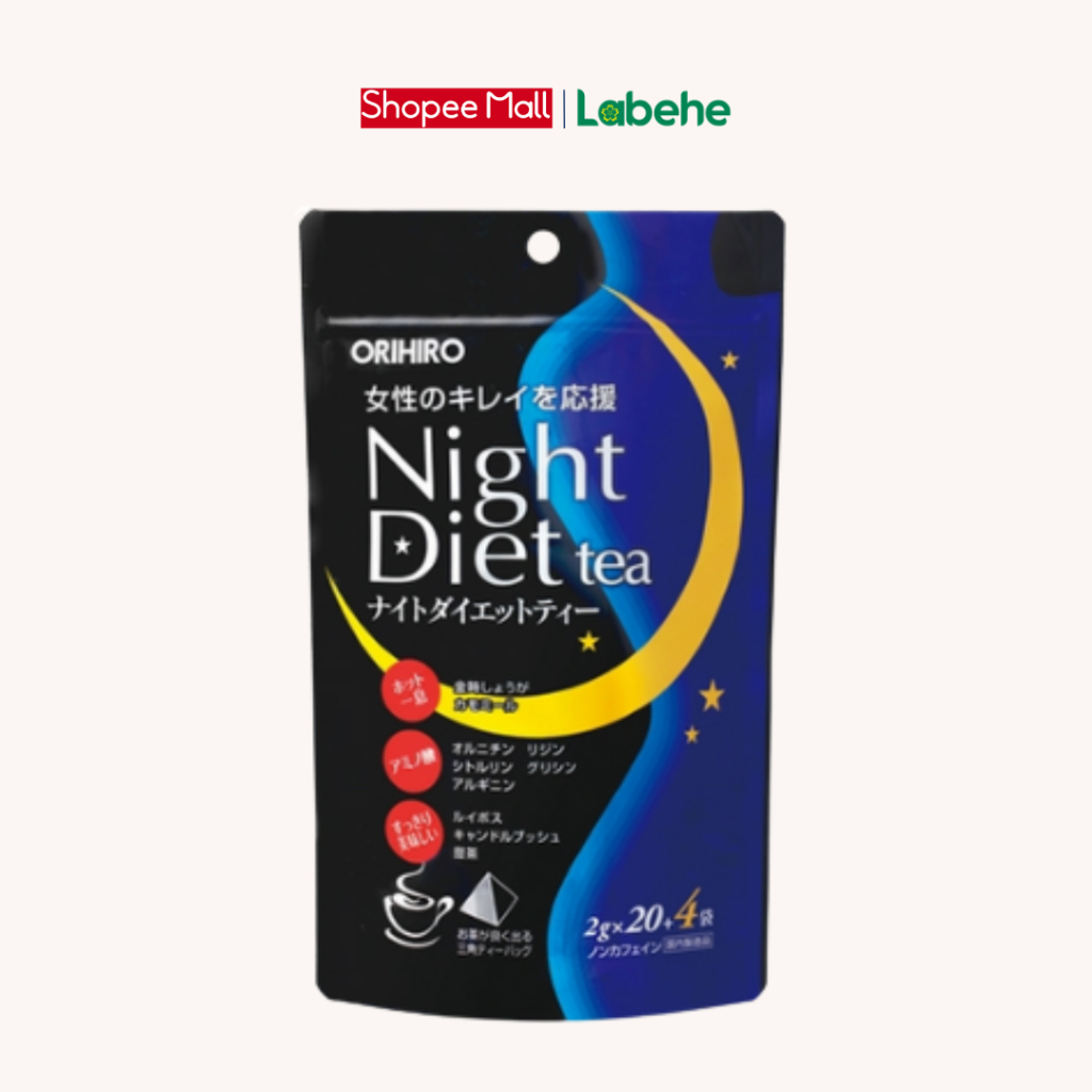 Trà giảm cân Night Diet Tea Orihiro 20 gói/túi và 24 gói/túi