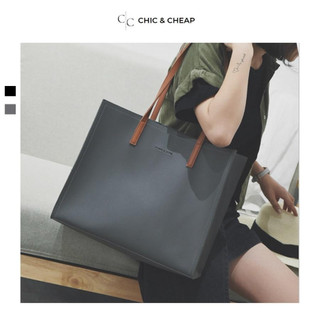 Túi xách công sở CHIC & CHEAP - DORIA DORE M02 thời trang trẻ trung 2in1 size lớn đựng vừa A4