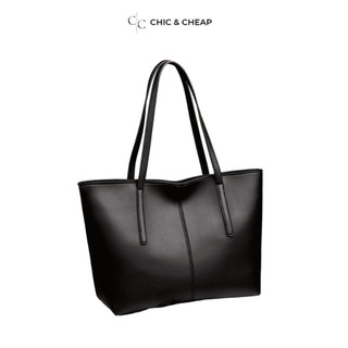 Túi xách nữ công sở thời trang CHIC & CHEAP da PU mềm, size lớn đựng vừa A4