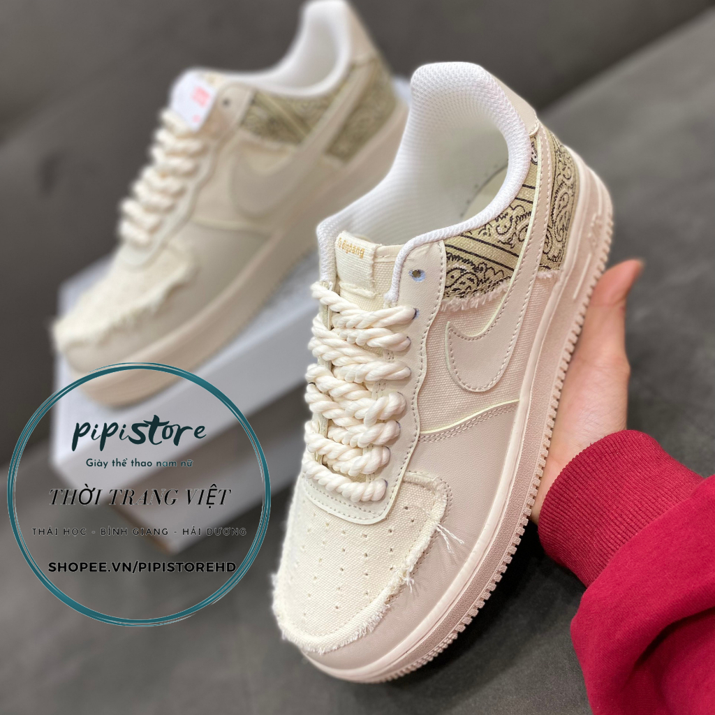 Giày AF1, Giày thể thao af1 Dây Thừng, Size 36-43 Full Box - Bill Giấy Gói