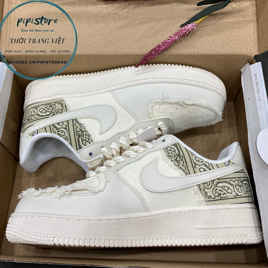 Giày AF1, Giày thể thao af1 Dây Thừng, Size 36-43 Full Box - Bill Giấy Gói