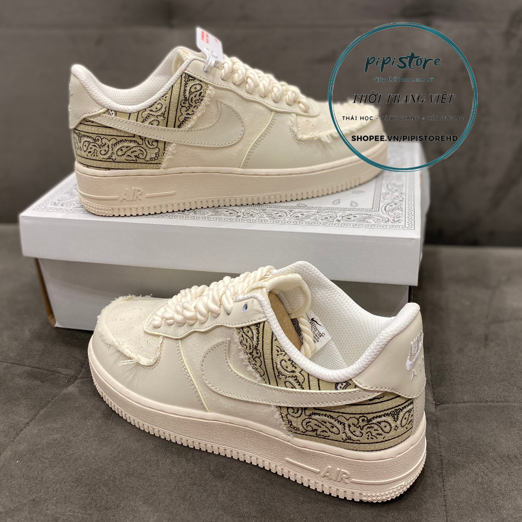 Giày AF1, Giày thể thao af1 Dây Thừng, Size 36-43 Full Box - Bill Giấy Gói