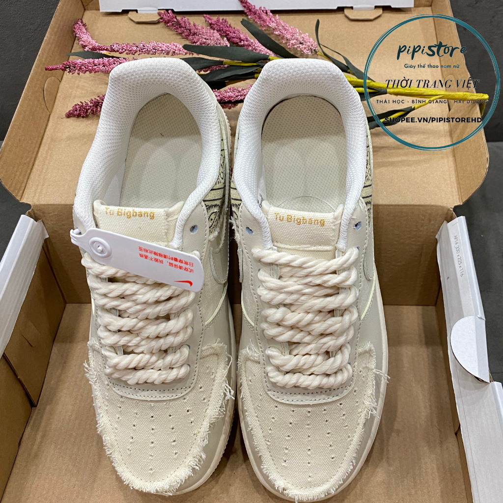Giày AF1, Giày thể thao af1 Dây Thừng, Size 36-43 Full Box - Bill Giấy Gói