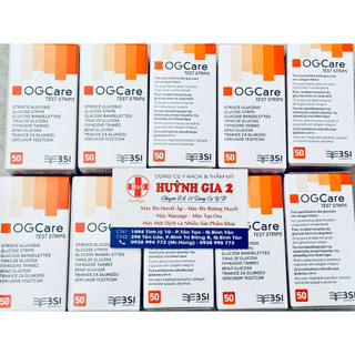 Que Test Đường Huyết OGCare Hộp 50 Que CHÍNH HÃNG DATE XA