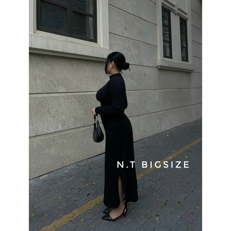 Set áo co lo + chân váy dài