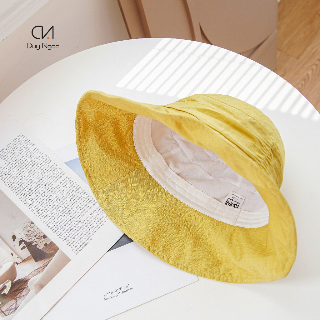 (Size 56) Nón mũ vành Nữ cao cấp Duy Ngọc - Thiết kế thời trang, trẻ trung, mỏng, đi biển, mùa hè thoáng khí (3872)