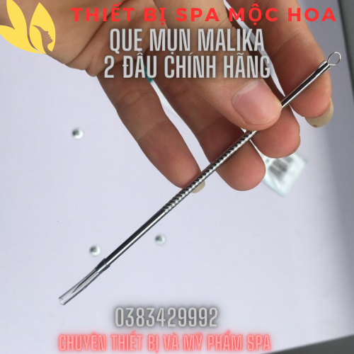 Que Nặn Mụn Malika, Kim Nặn Mụn Cây Lấy Mụn Cao Cấp 2 Đầu Chính Hãng Không Gỉ Sét Dụng Cụ Chăm Sóc Da Mặt