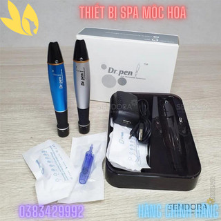 Máy lăn kim, máy phi kim dr pen xanh a1w tích điện- dr pen xám a1c không tích điện cấy tảo cấy phấn cấy trắng da