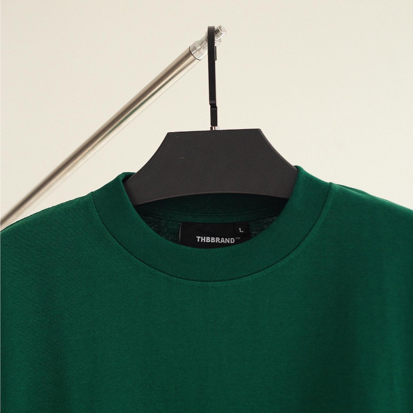 Áo Thun Trơn 100% cotton 2c  250-280GSM form Oversized - chính hãng THBBRAND
