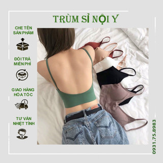 Áo bra len tăm khoét lưng mỏng nhẹ thoáng mát-trùm sỉ nội y 367