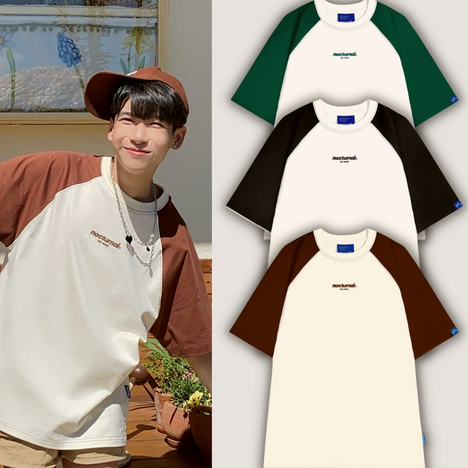 Áo Thun Local Brand N Basic Raglan Tee Cotton 100% Nam Nữ Unisex Tay Lỡ Oversize Sgenz.studio