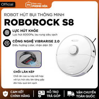 Robot hút bụi lau nhà Xiaomi Roborock S8- Bản quốc tế