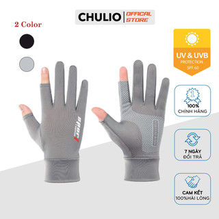 Găng tay chống nắng nam nữ Chulio, co dãn thoái mái, có cao su ma sát - AV23S03