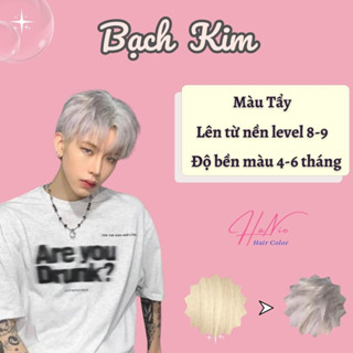 Thuốc Nhuộm Tóc Nam Màu BẠCH KIM  | Haniehair thuốc nhuộm tóc tại nhà