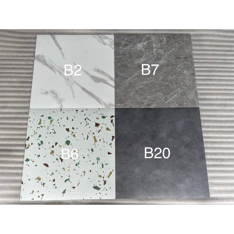 Sàn nhựa giả bê tông dày 2mm, Tấm sàn nhà giả bê tông sẵn keo 45cm x 45cm đẹp mắt tiện lợi - 1 Tấm