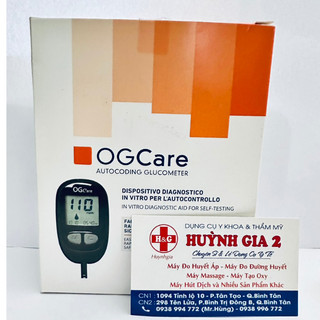Máy Đo Đường Huyết OGCare ITALY CHÍNH HÃNG ( Gồm 25 và 50 Que)