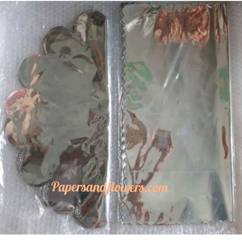 Giấy kiếng bạc gói hoa [40 tờ]