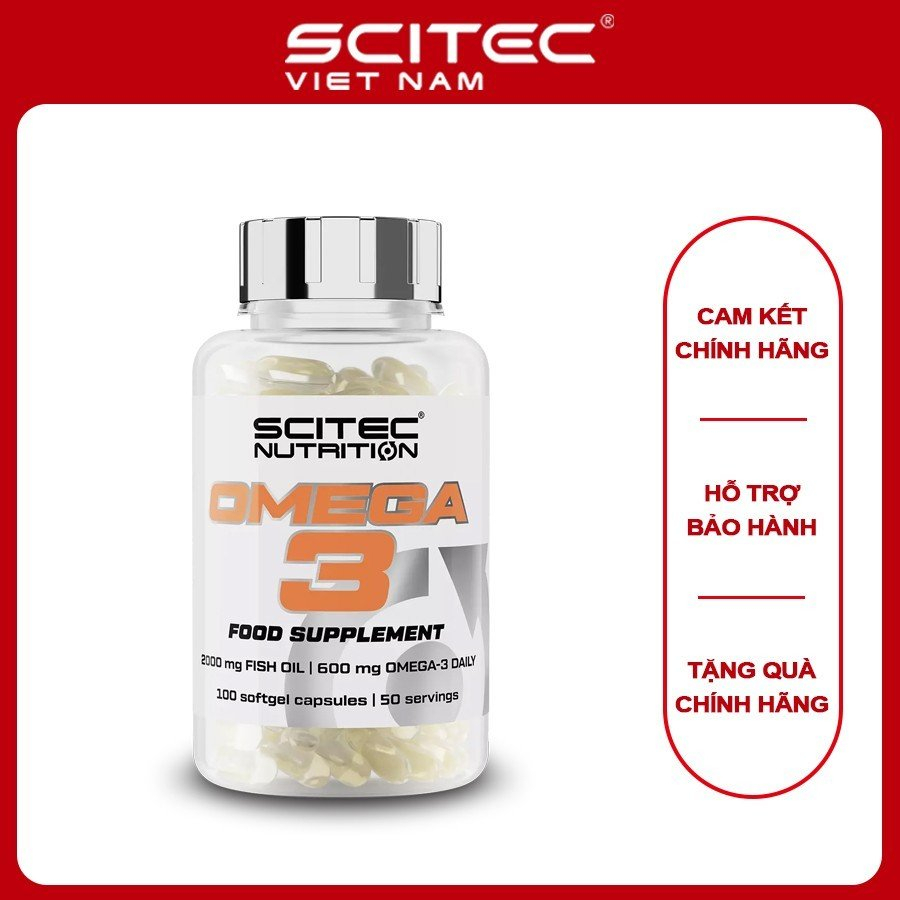 OMEGA 3 | Dầu Cá Omega 3 100 Viên | SCITEC NUTRITION