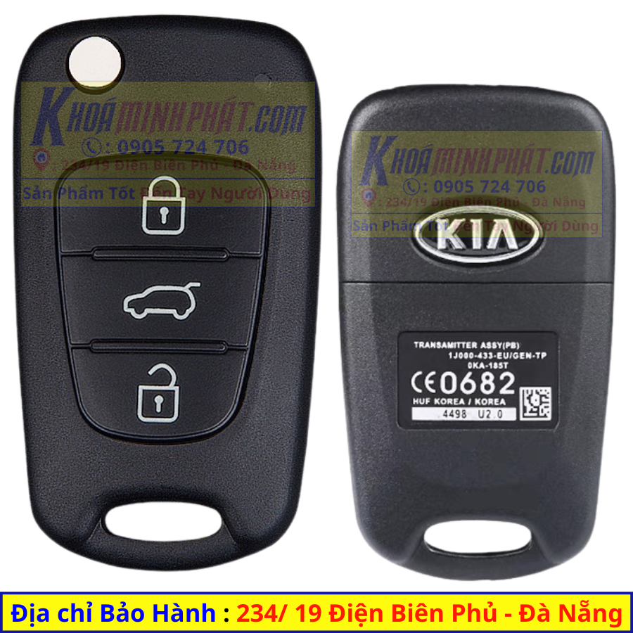 Vỏ Chìa khóa xe Kia Forte, Carens, Morning, Cerato, Sorento, Optima V41