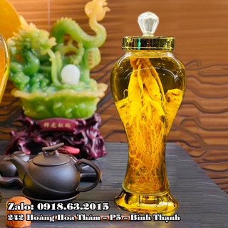 Bình ngâm rượu sâm thủy tinh phú hòa việt nam 1 lit