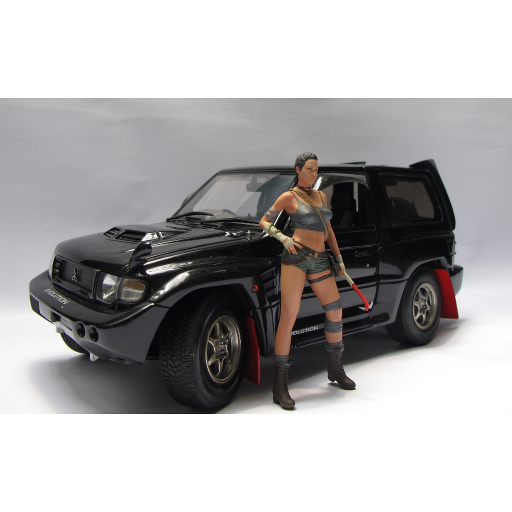 Figure Angelina Jolie in "Tomb Raider" tỷ lệ 1:18. Mẫu in 3D resin và vẽ hoàn chỉnh