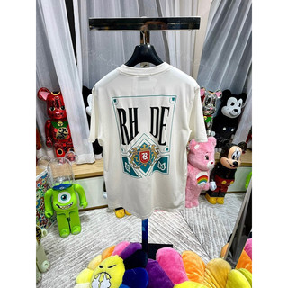 Áo thun - rhude - ss2023 hoạ tiết logo đen trắng