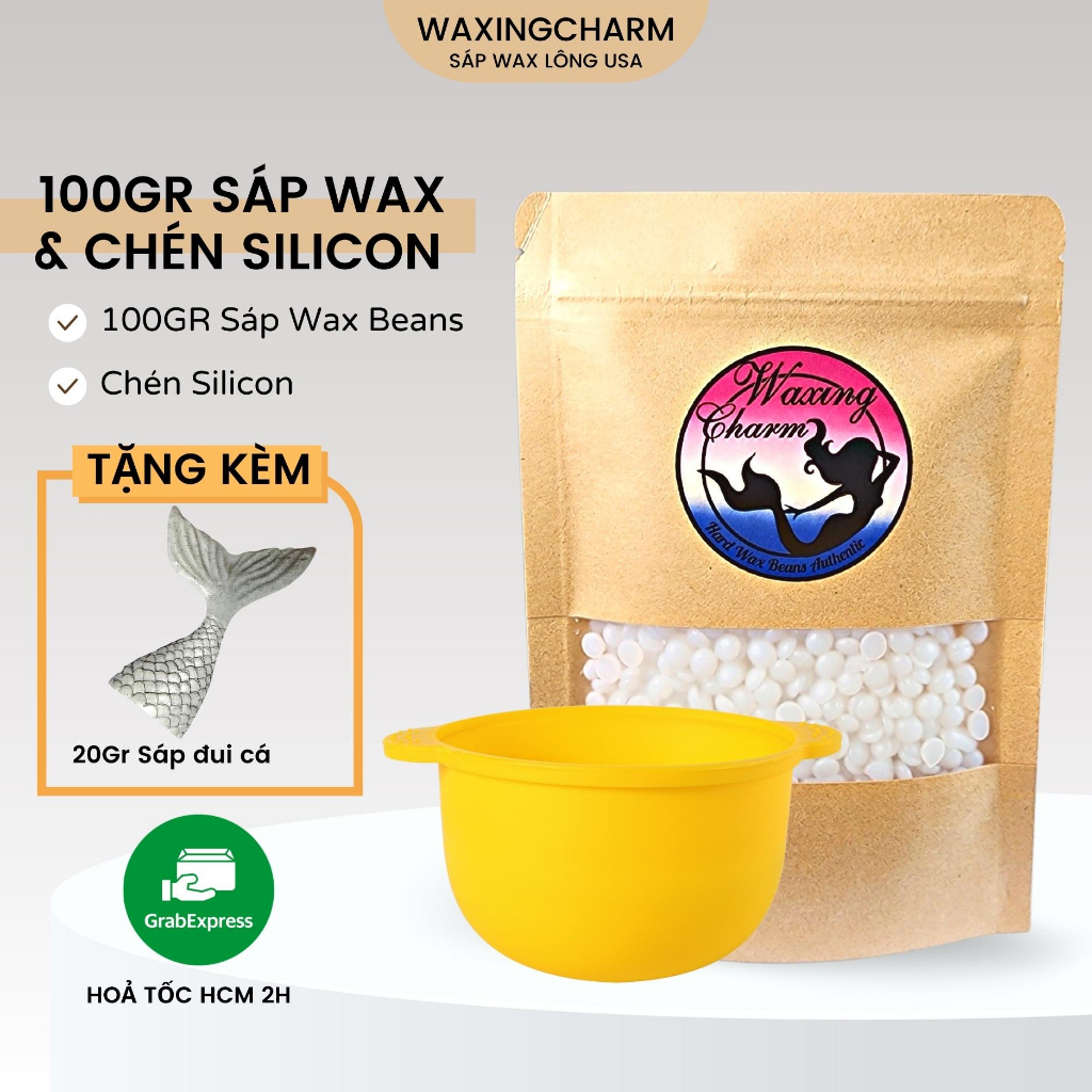 SÁP WAX LÔNG, BEANS WAX NÓNG NHẬP KHẨU USA VÀ CHÉN NẤU SÁP CHỐNG DÍNH SILICON