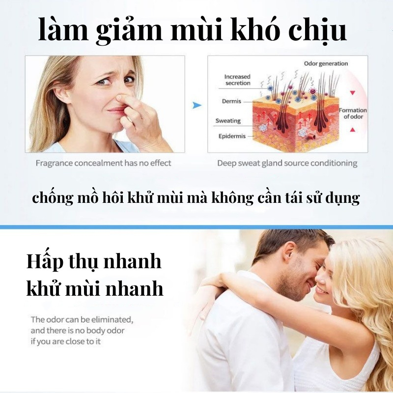 Xịt khử mùi COBEN 20ml xịt hôi nách chống mồ hôi xịt khử mùi cơ thể thảo dược khử