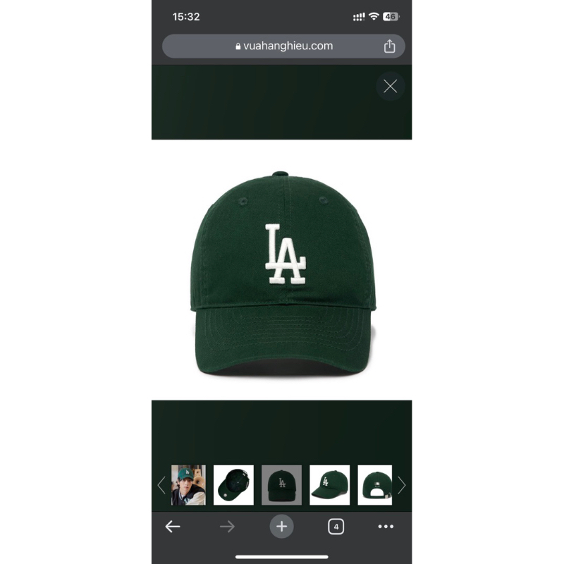 Mũ MLB chính hãng. 3ACP6601N-07GNS.Mũ Hàn quốc