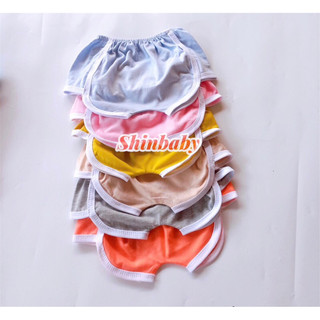 Set 5 quần đùi bí chạy viền thể thao vải cotton mỏng mát cho bé tha hồ vận động