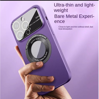 Ốp Lưng X&M lưng nhám giả thép Kathy Tech  ip14 pro max
