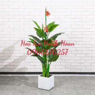Bộ 3 cây Thiên Điểu giả 1,5m decor cao cấp siêu đẹp- Cây giả decor