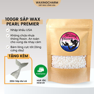 Sáp wax lông, wax beans nóng pearl cao cấp premier nhập khẩu usa