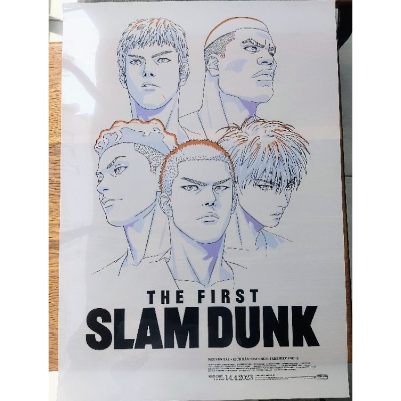 Poster phim Slam Dunk vào tháng 04.2023
